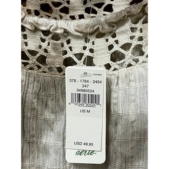 NWT Aerie Tie Dye Babydoll Spaghetti‎ Strap Top Women's M - Picture 4 of 7